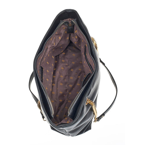 Verde Γυναικεία Τσάντα Ώμου 16-6996 Μαύρο